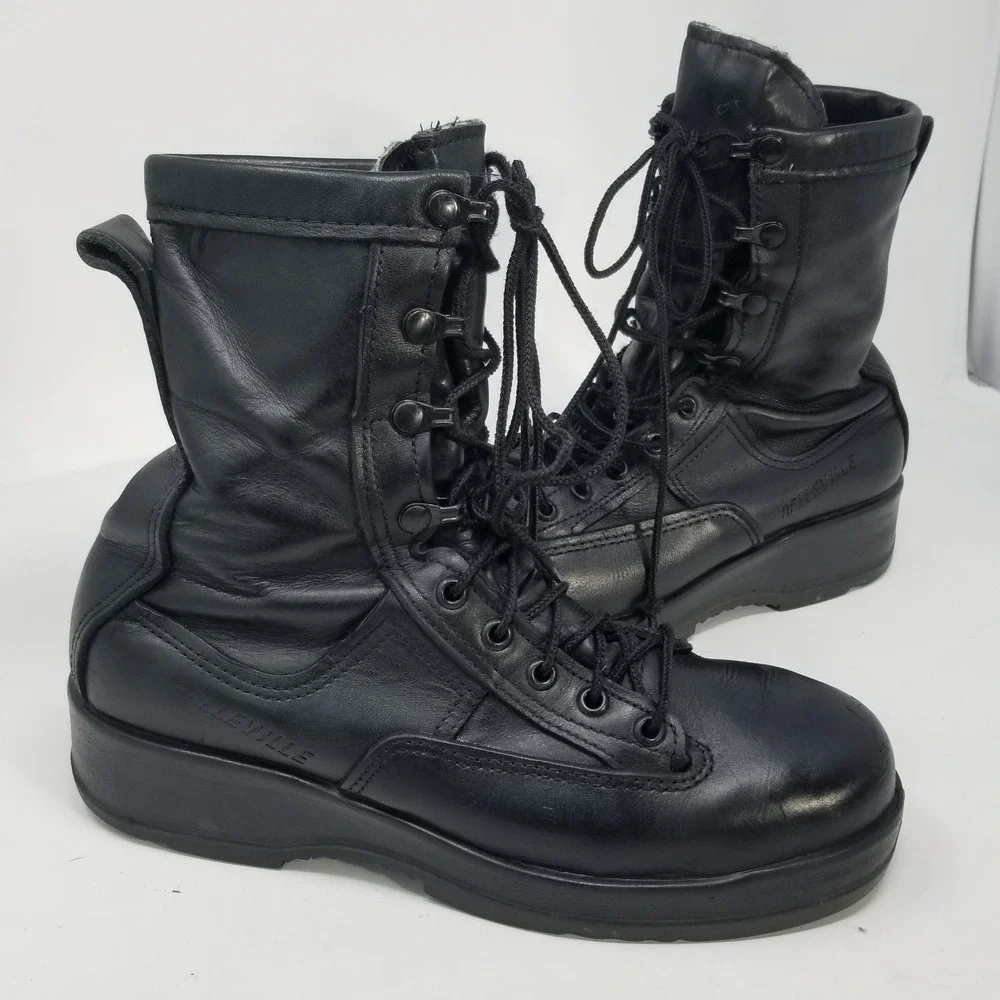 SIZE 7 - BELLEVILLE x GORE-TEX Boots 800 ST Waterproof Steel-Toe Flight Deck